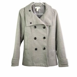 H&M Gray Pea Coat